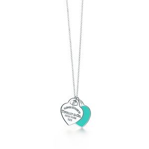 Tiffany's Double Heart Tag Pendant
